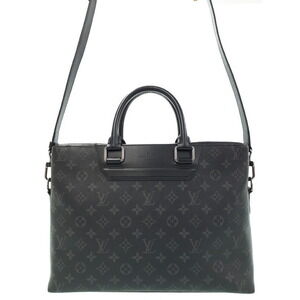 Louis Vuitton Monogram Eclipse Black Odyssey Briefcase Business Bag